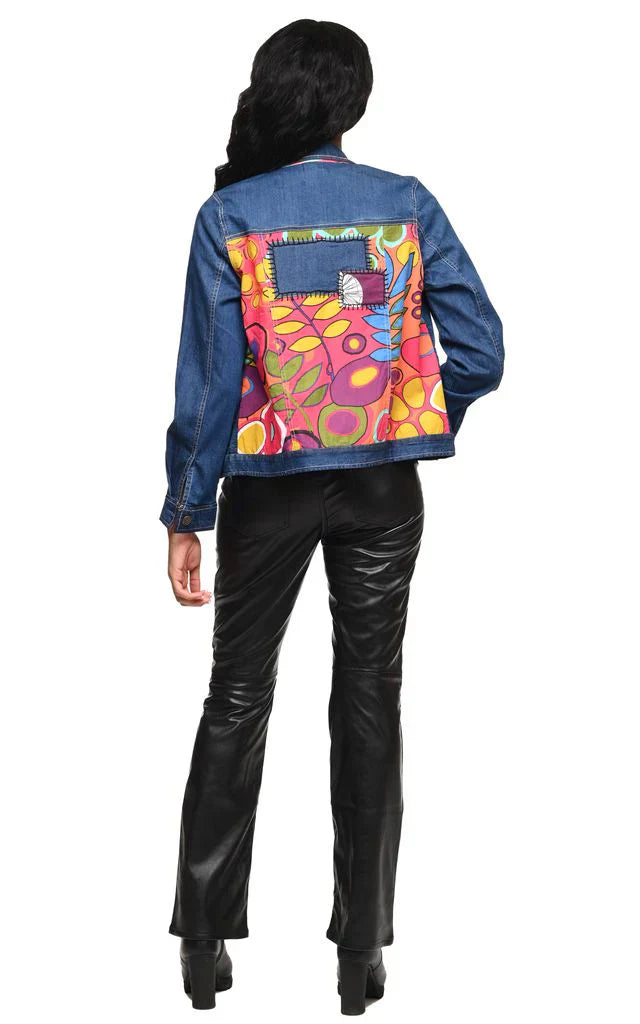 Tulip Clothing Clarissa Damen Denimjacke mit Galapagos