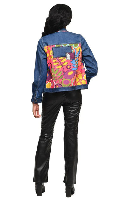 Tulip Clothing Clarissa Damen Denimjacke mit Galapagos