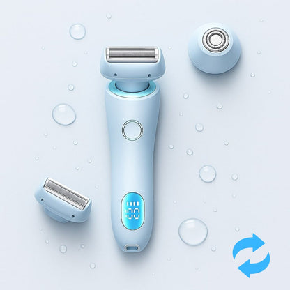 Intimrasierer für Frauen | Elektrischer Damenrasierer für intime Bereiche | Bikini-Trimmer | Femora