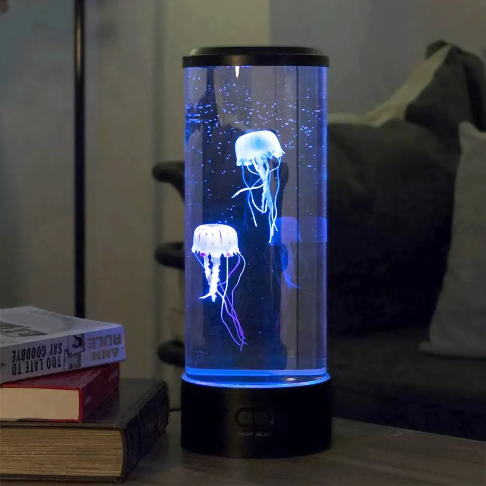 LED Nightstand Lamp | Desk Lamp with Jellyfish Effect | Table Light | LightWave