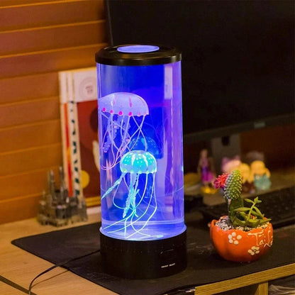 LED Nightstand Lamp | Desk Lamp with Jellyfish Effect | Table Light | LightWave