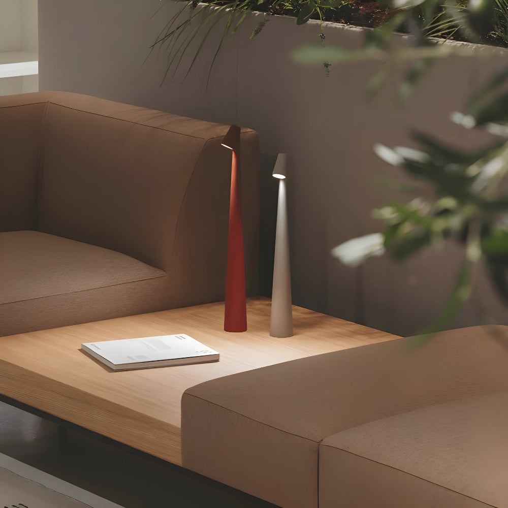 Kabellose LED Tischlampe | Lampe für Wohnzimmer & Schreibtisch | Moderne wiederaufladbare Tischleuchte | VivaLume