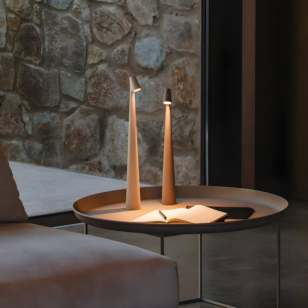 Wireless LED Table Lamp | Lamp for Living Room & Desk | Modern Rechargeable Table Light | VivaLume