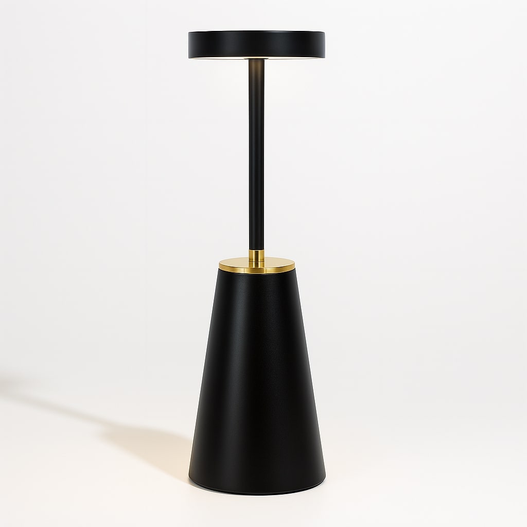 Wireless Table Lamp | Nightstand Lamp with Touch | Dimmable Lamp for Modern Ambiance | AuraLume