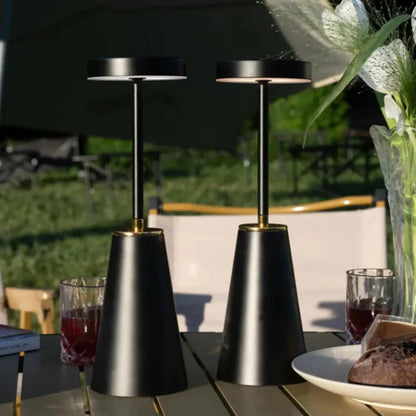 Wireless Table Lamp | Nightstand Lamp with Touch | Dimmable Lamp for Modern Ambiance | AuraLume