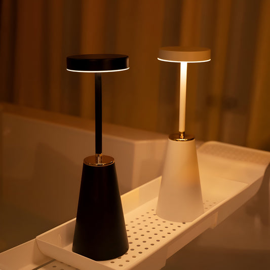 Wireless Table Lamp | Nightstand Lamp with Touch | Dimmable Lamp for Modern Ambiance | AuraLume