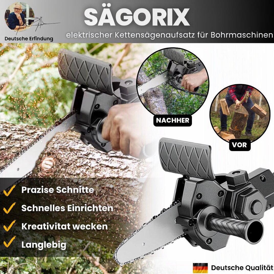 Chainsaw Attachment for Drill | Electric Chainsaw Attachment | Sägorix