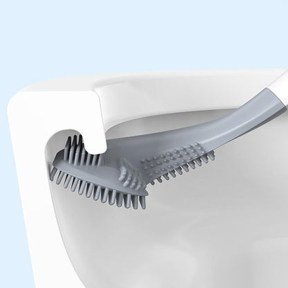 Silicon-Toilettenbürste | Toilettenbürste mit Halter | WC Bürste | Cleanova