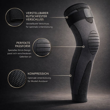 Kniebandage mit Kompression | Kniesupport für Sport, Training oder Arbeit | Flexurion