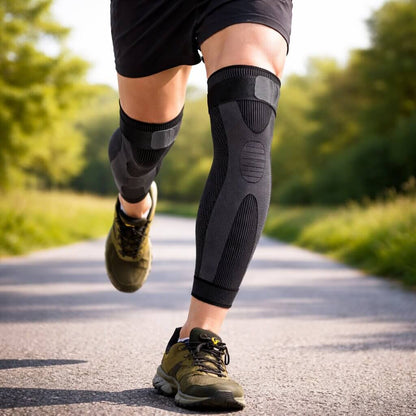 Kniebandage mit Kompression | Kniesupport für Sport, Training oder Arbeit | Flexurion