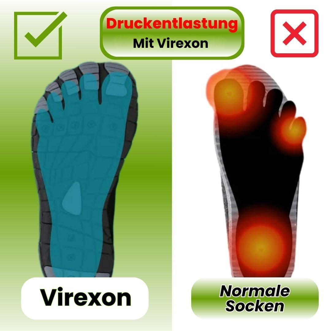 Kompressionsstrümpfe für Füße | Kompressionsstrümpfe | Stützstrümpfe | Virexon