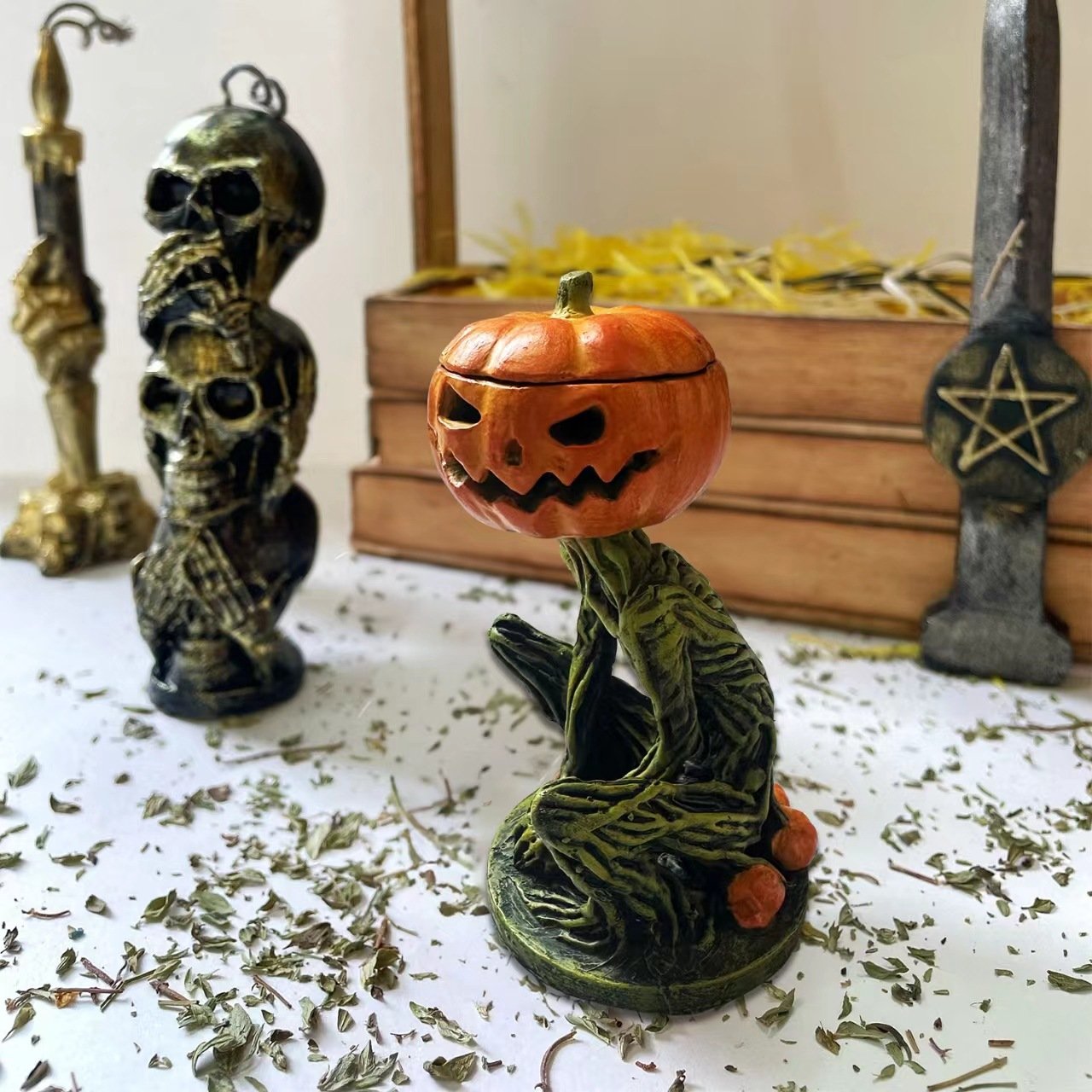 Halloween Decoration | Pumpkin Decor | Spooky Decor | PumpkinGrimm