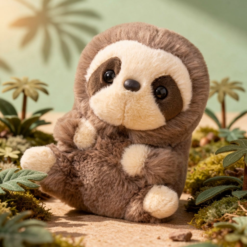 Stofftiere für Babys | Mini Faultier Plüschspielzeug | MiniFauli