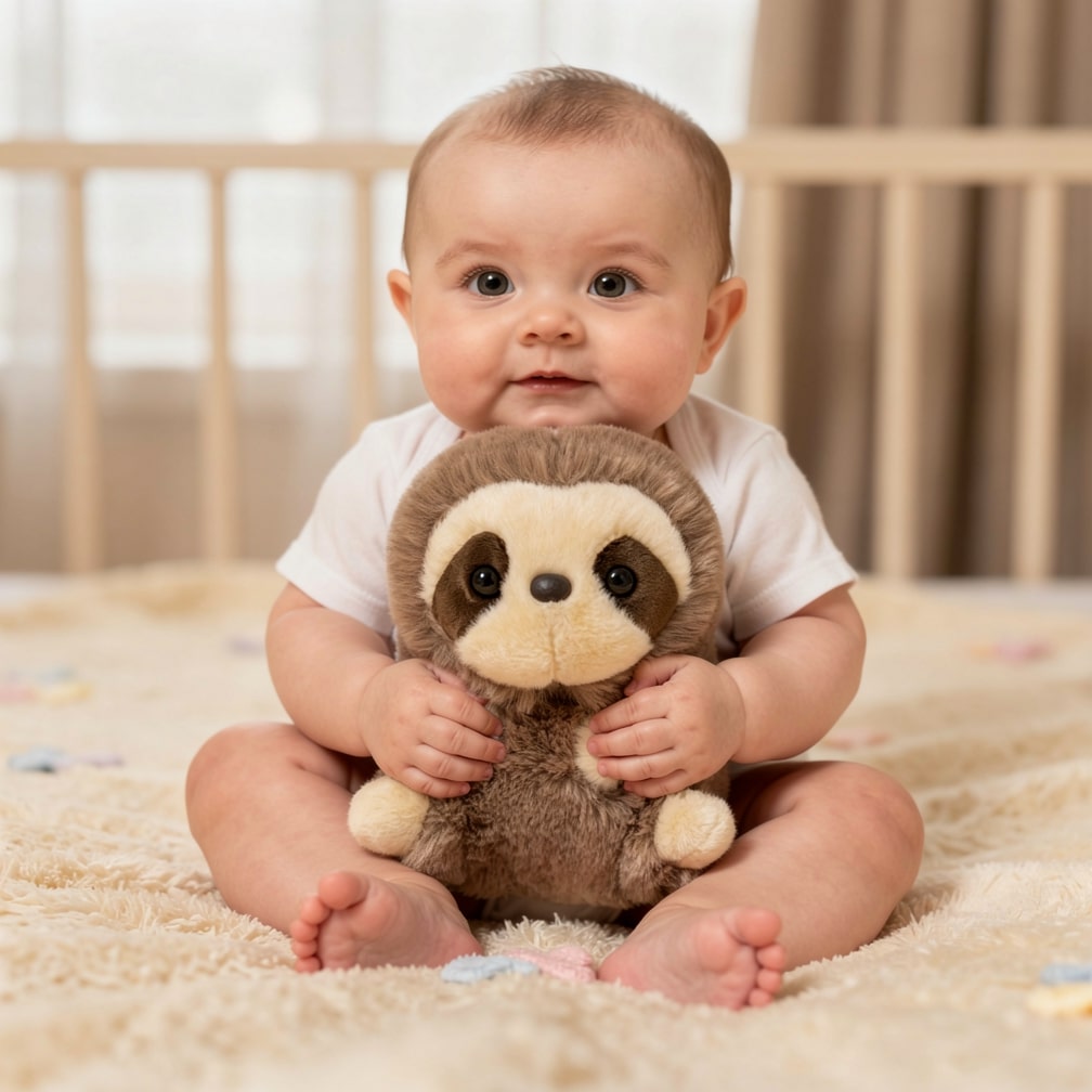 Stofftiere für Babys | Mini Faultier Plüschspielzeug | MiniFauli