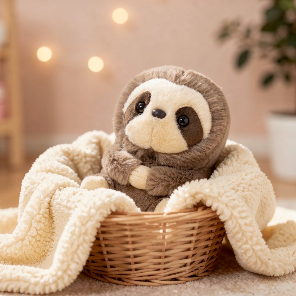 Stuffed Animals for Babies | Mini Sloth Plush Toy | MiniFauli