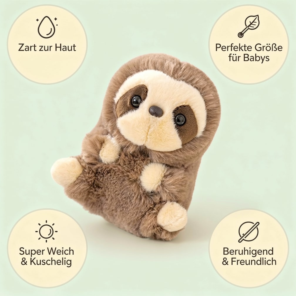 Stuffed Animals for Babies | Mini Sloth Plush Toy | MiniFauli