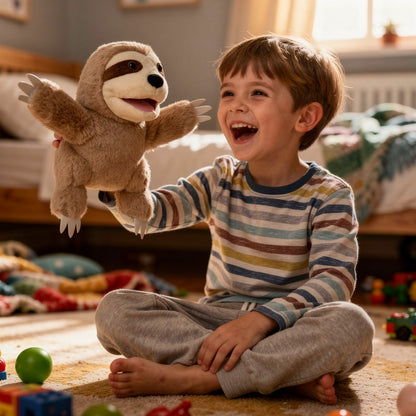 Kuscheltier-Handpuppe | Plüschspielzeug für Kinder | HandFriend
