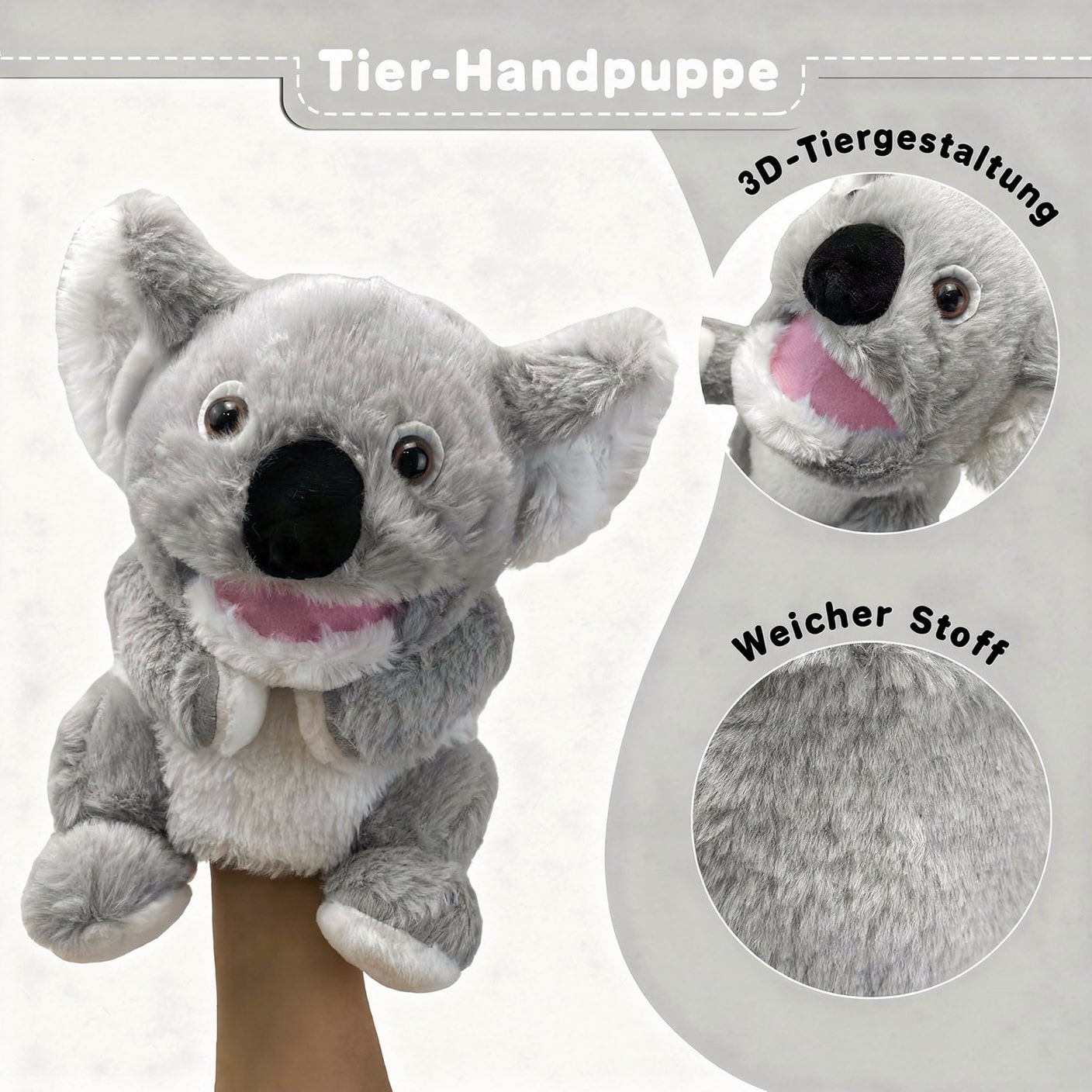 Cuddly Toy Hand Puppet | Plush Toy for Children | HandFriend