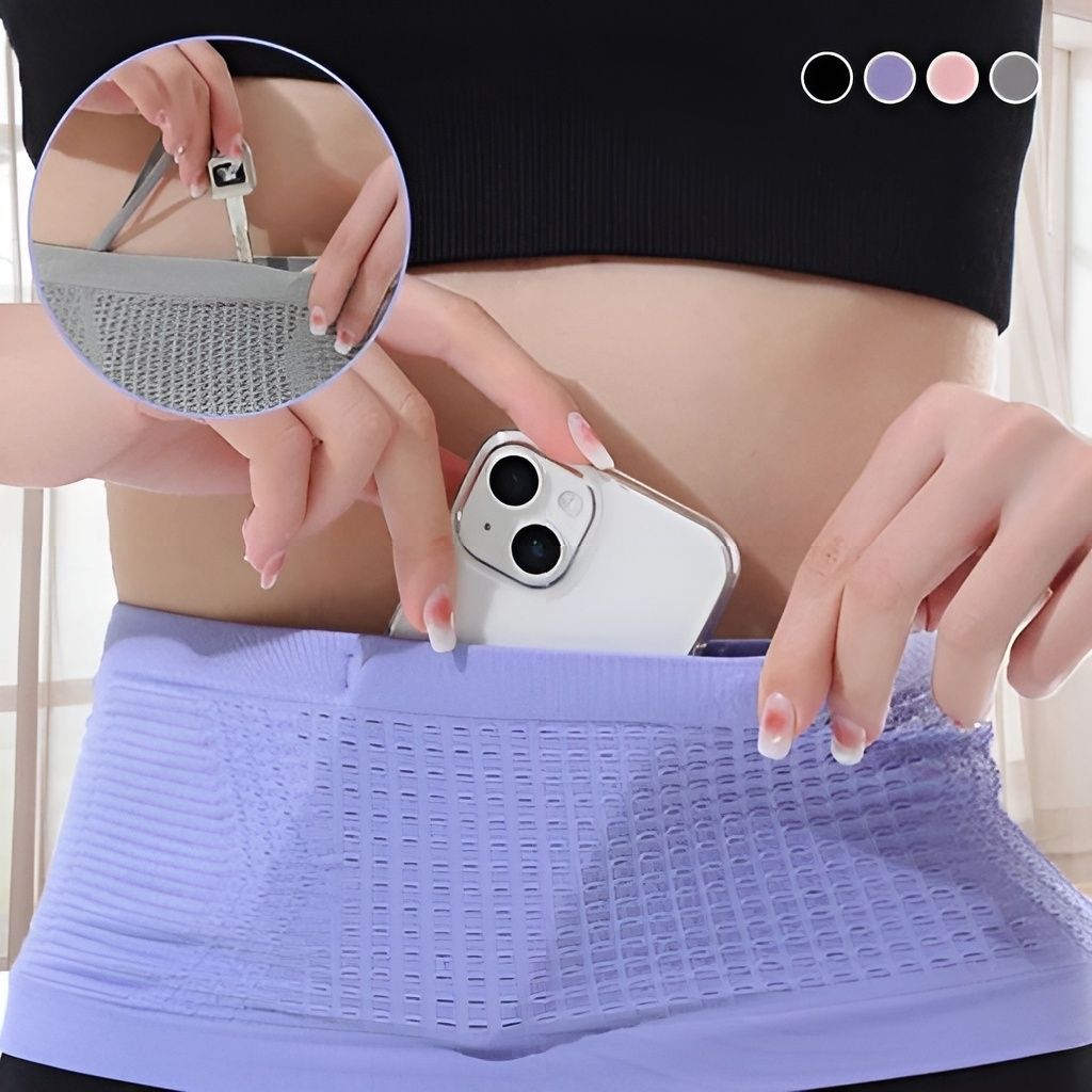 Running belt with phone pouch for jogging and training | Belt bag for men & women | BewegFlex