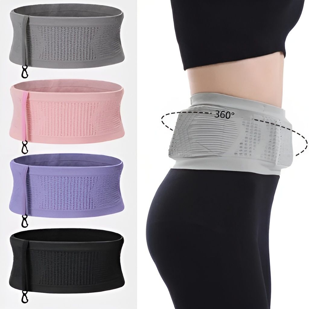 Running belt with phone pouch for jogging and training | Belt bag for men & women | BewegFlex