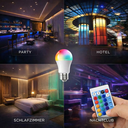 LED E27 Bulb | RGB Lamp with Remote Control | Neonix