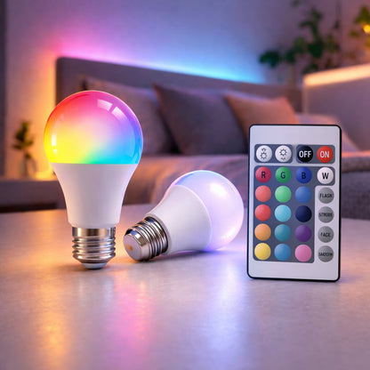 LED E27 Bulb | RGB Lamp with Remote Control | Neonix