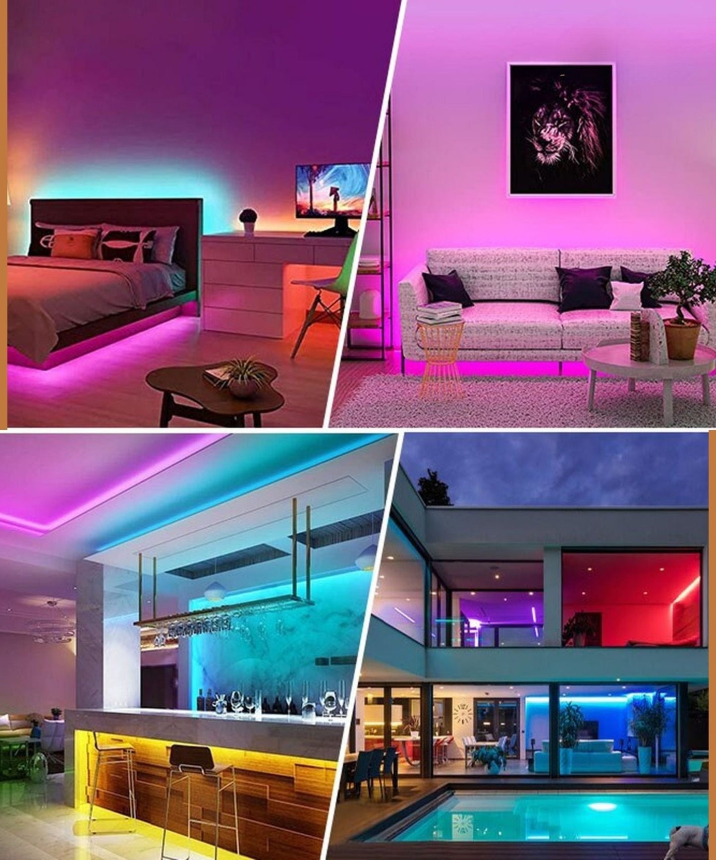 LED Strip 15 Meters | LED Strip with App & Remote Control | LED Lighting | StreifLux