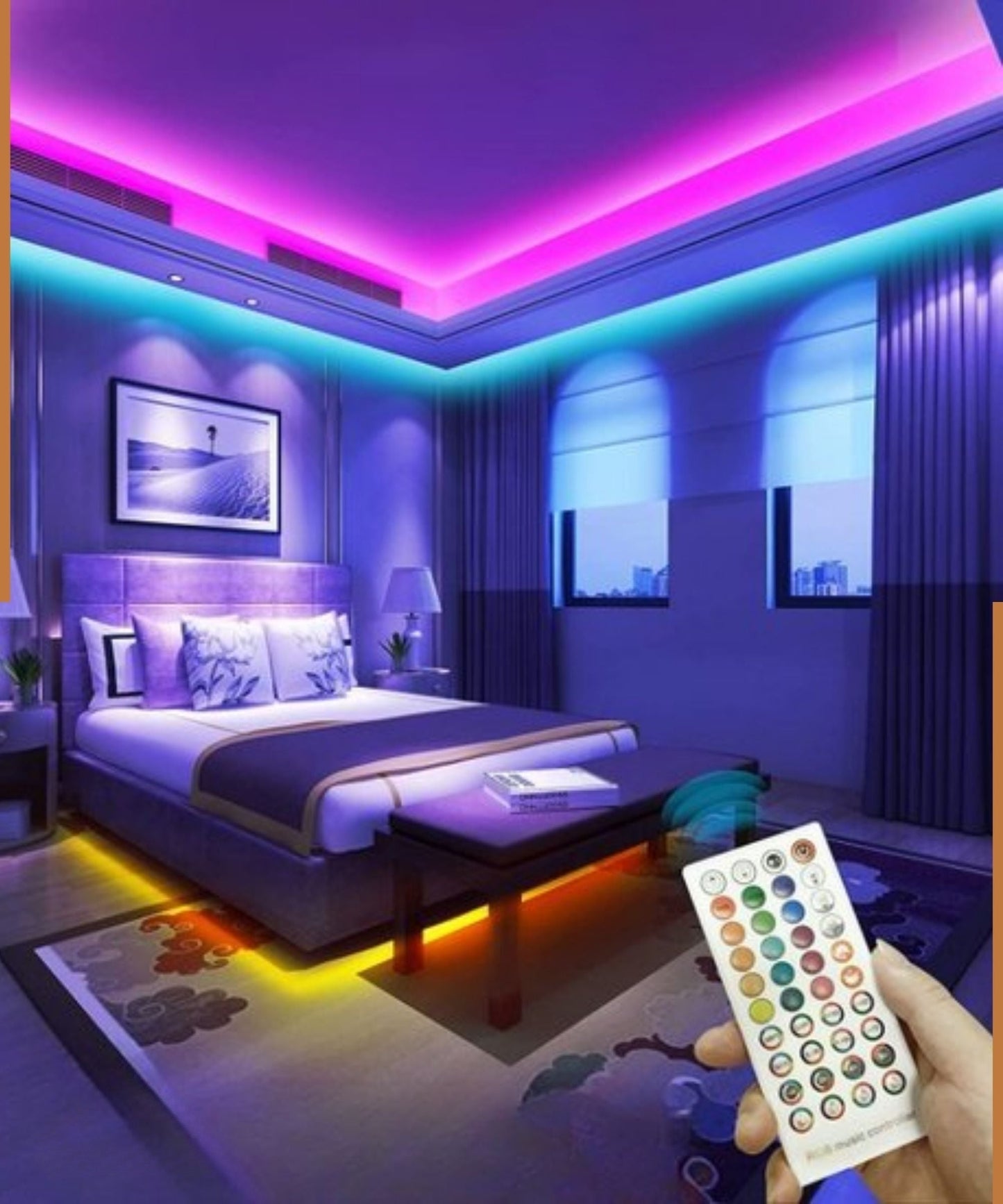 LED Strip 15 Meters | LED Strip with App & Remote Control | LED Lighting | StreifLux