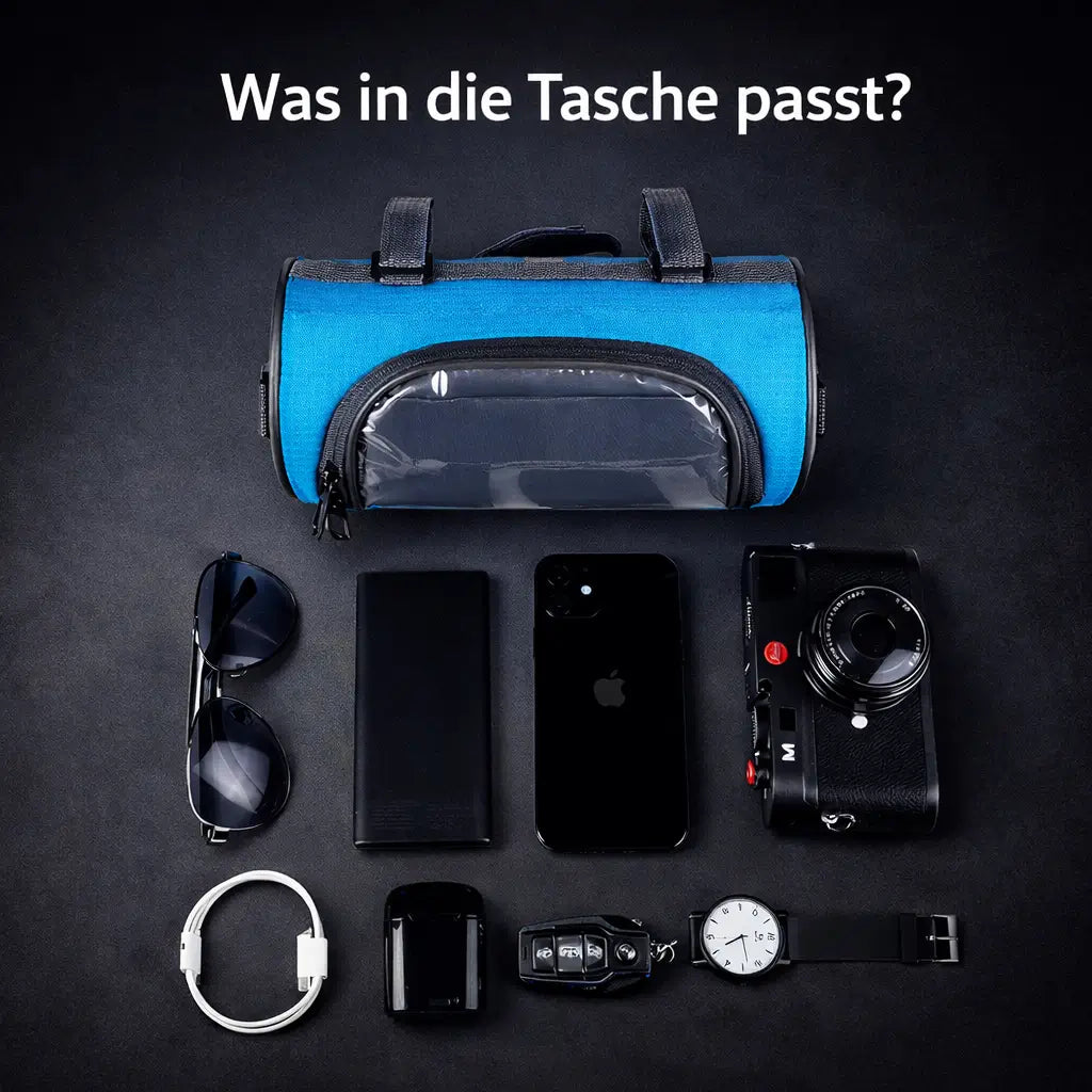 Handlebar Bag for Bicycle | Waterproof Bicycle Bag with Touchscreen | Tourix