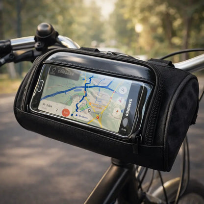 Handlebar Bag for Bicycle | Waterproof Bicycle Bag with Touchscreen | Tourix