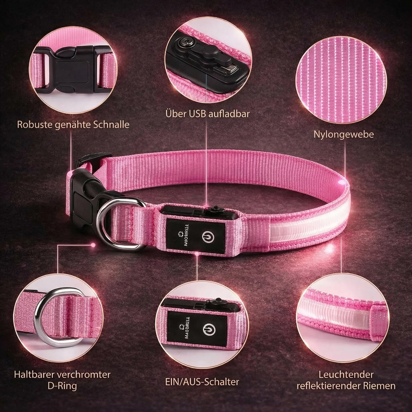 Glow Collar for Dogs | LED Dog Collar | GlowHund
