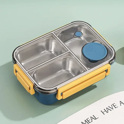 Lunch Box | Thermos Container for Food | Lunch Box with Compartments Made of Stainless Steel | Heat Container | Esskraft