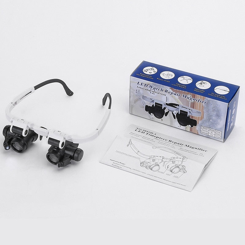 Magnifying Glasses with Light and 8x, 15x & 23x Magnification | ZoomSicht