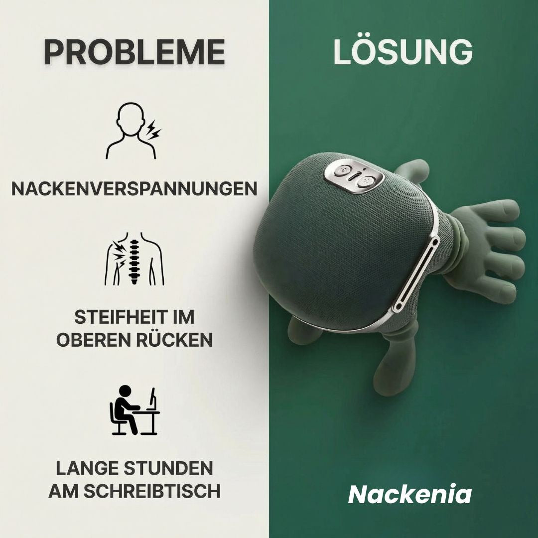 Neck & Shoulder Massager | Neck Massage at Home for Supple Muscles | Nackenia