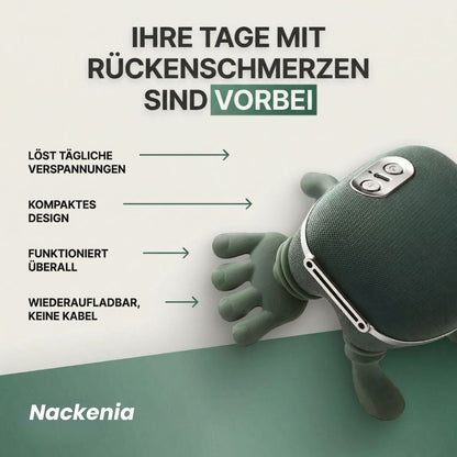 Nacken- & Schultermassagegerät | Nackenmassage zu Hause für geschmeidige Muskeln | Nackenia