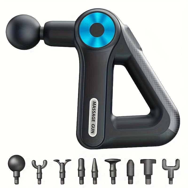 Massage Gun with 9 Attachments | Massager for Neck, Back, Feet, and More | Massage Gun | Pulsevia