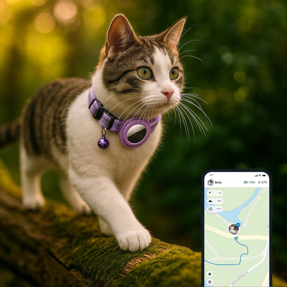 Cat Collar with GPS & Bell | MiauTrack