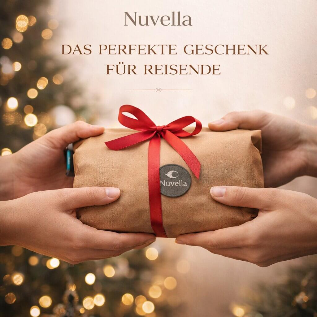 Nackenkissen für Flugzeug & Reisen | Reisekissen für Nacken | Nuvella