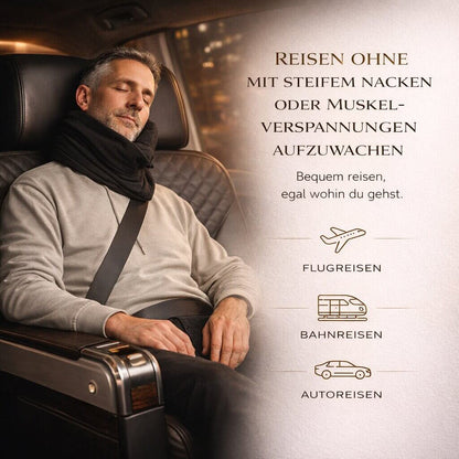 Nackenkissen für Flugzeug & Reisen | Reisekissen für Nacken | Nuvella