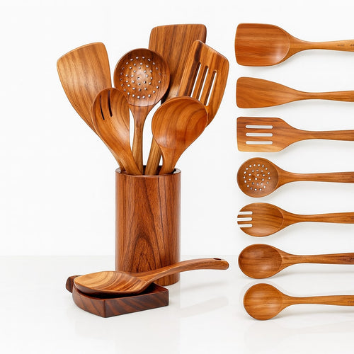 Wooden Kitchen Utensils | Kitchen Helper Set | NordWood