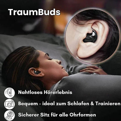 Ohrstöpsel für Schlaf und den Alltag | Ultra-schlanke Bluetooth-Kopfhörer | Schlafkopfhörer | DreamBuds
