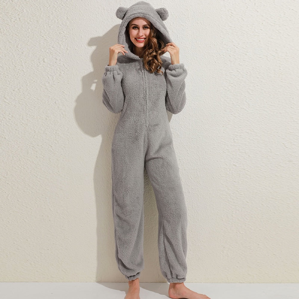 Onesie Jumpsuit for Women | Fleece Overalls | Schmusi