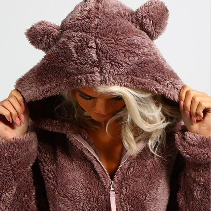 Onesie Jumpsuit for Women | Fleece Overalls | Schmusi