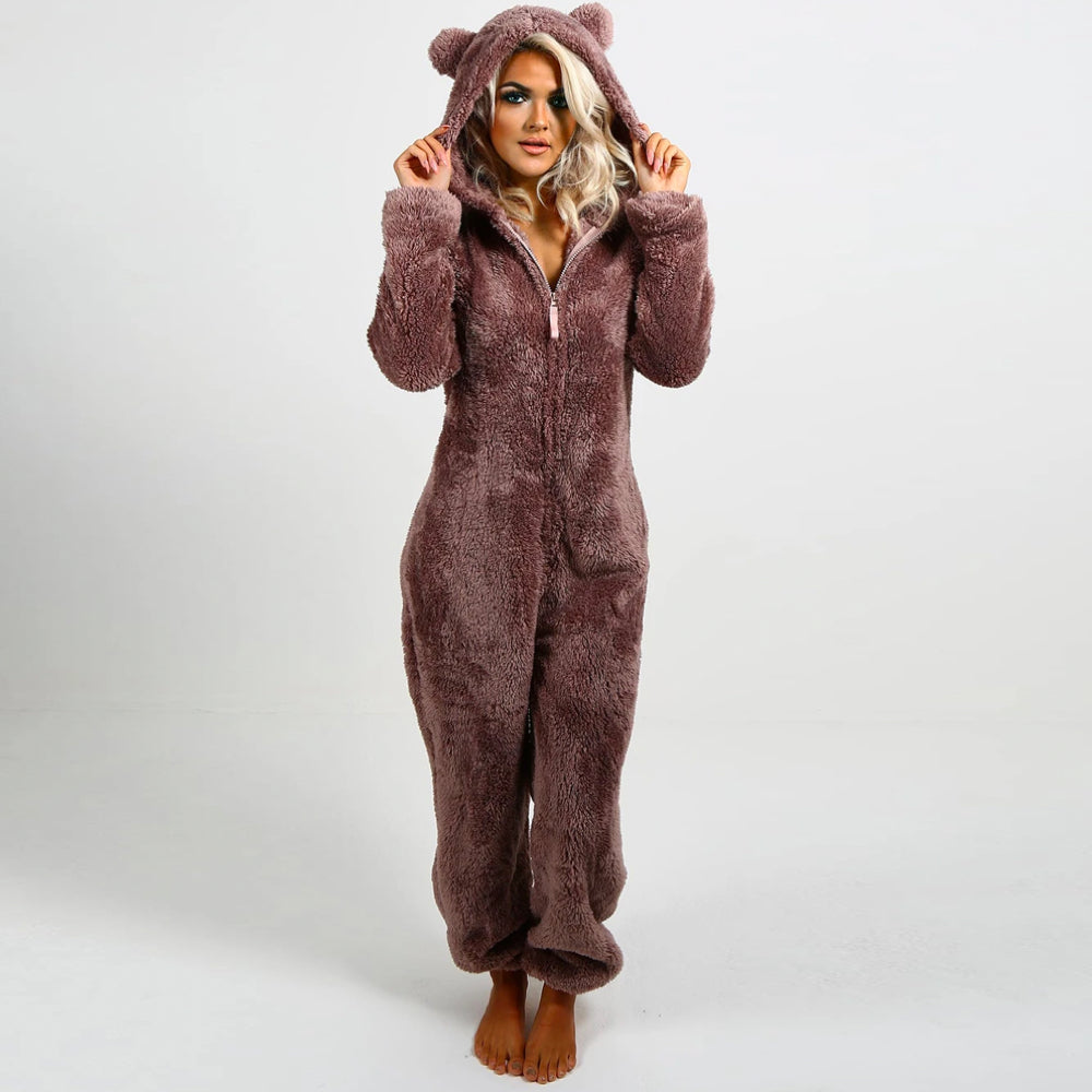 Onesie Jumpsuit for Women | Fleece Overalls | Schmusi