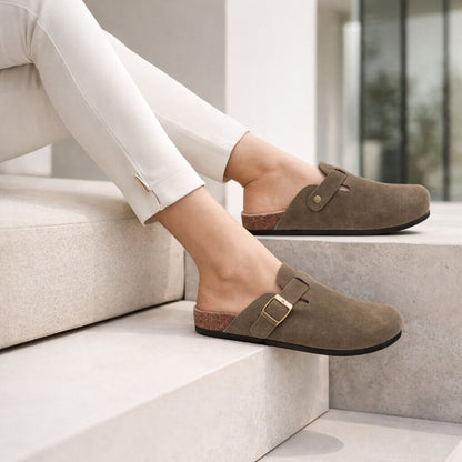 Orthopedic Slippers for Men & Women | Suede Clogs | Mules | Suedara