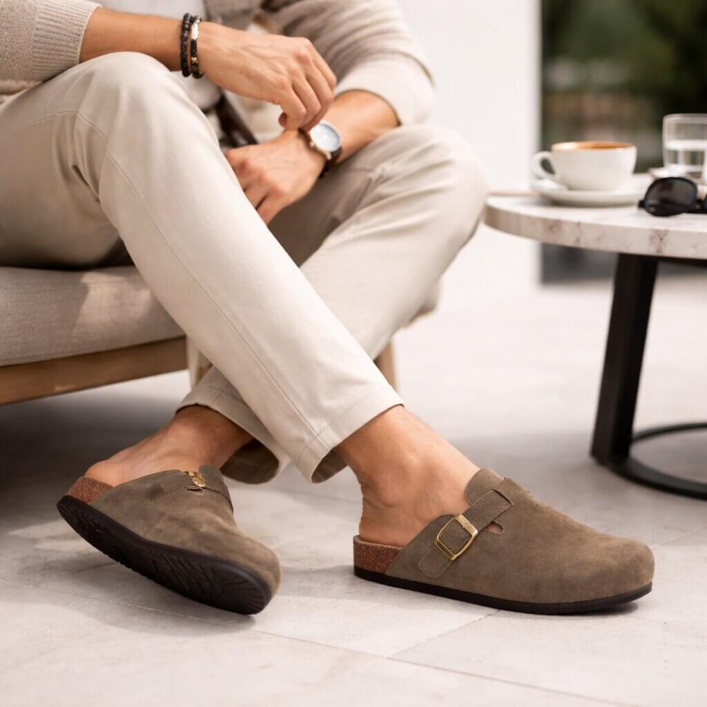 Orthopedic Slippers for Men & Women | Suede Clogs | Mules | Suedara