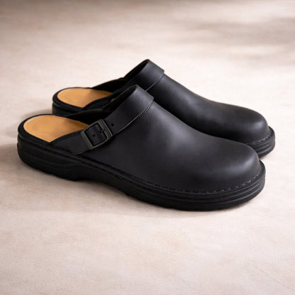 Orthopedic Slippers for Men & Women Made of Leather | Comfortable House Shoes | Solvara