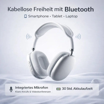Over-Ear Noise Cancelling Headphones with Bluetooth & Noise Cancellation (ANC) | Audilux