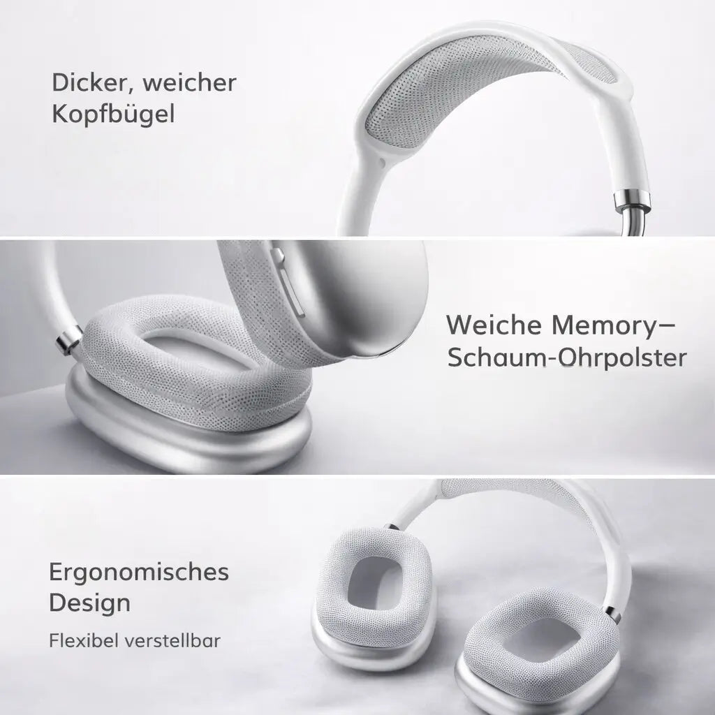 Over-Ear Noise Cancelling Headphones with Bluetooth & Noise Cancellation (ANC) | Audilux