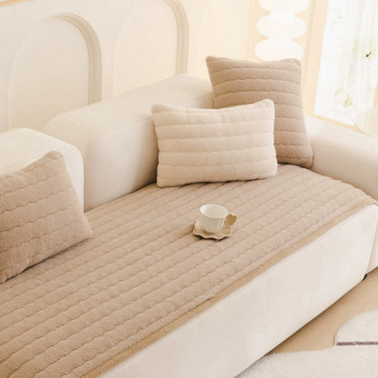 Plush Sofa Cover | Cover for Sofa | Sofa Throw | Sofina